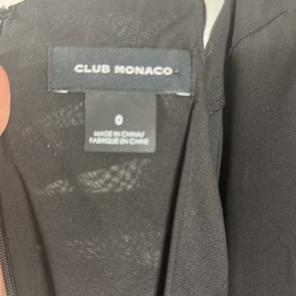 Club Monaco Silk Jacquard Slip Midi Dress Size 0 - Picture 10 of 12